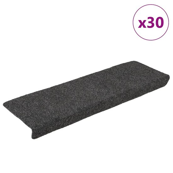 Trapmatten zelfklevend 30 st 65x21x4 cm antraciet