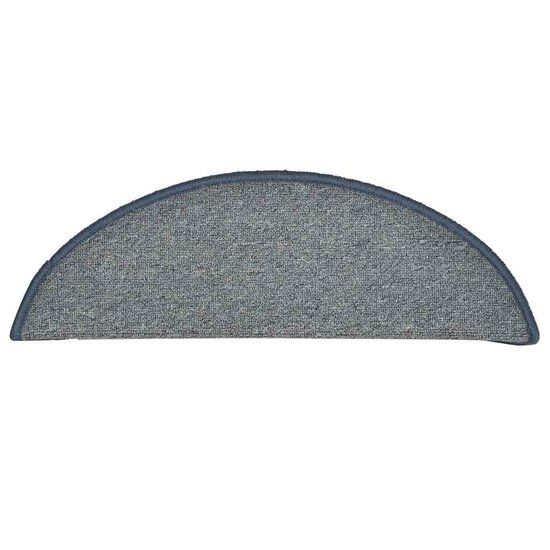 Trapmatten 30 st 56x17x3 cm lichtgrijs en blauw