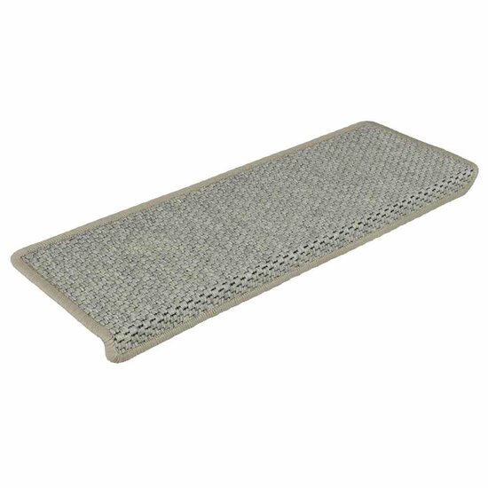Trapmatten zelfklevend Sisal-Look 30 st 65x21x4 cm groen