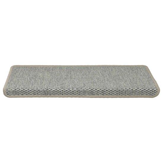 Trapmatten zelfklevend Sisal-Look 30 st 65x21x4 cm groen