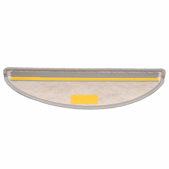 Trapmatten zelfklevend Sisal-Look 30 st 56x17x3 cm Platina