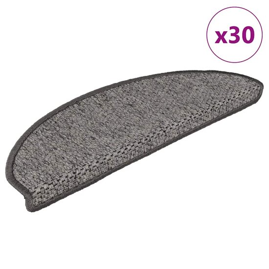 Trapmatten zelfklevend Sisal-Look 30 st 65x21x4 cm bruin beige