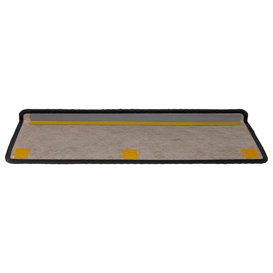Trapmatten zelfklevend Sisal-Look 30 st 65x21x4 cm antraciet