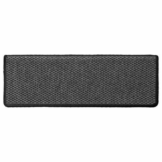 Trapmatten zelfklevend Sisal-Look 30 st 65x21x4 cm antraciet
