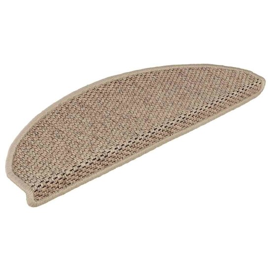 Trapmatten zelfklevend Sisal-Look 30 st 65x21x4 cm zand