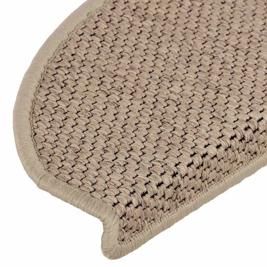 Trapmatten zelfklevend Sisal-Look 30 st 65x21x4 cm zand