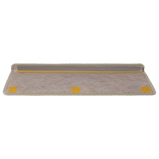 Trapmatten zelfklevend 30 st sisal-look 65x21x4 cm zandkleurig
