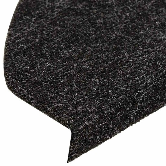 Trapmatten zelfklevend 30 st 65x22,5x3,5 cm antraciet