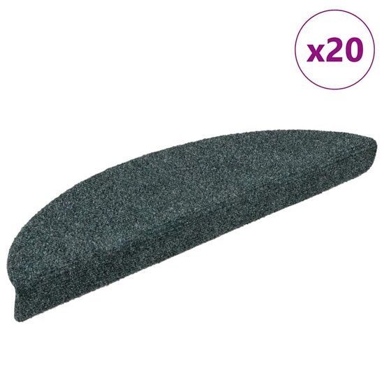 Trapmatten zelfklevend 20 st 56x17x3 cm groen