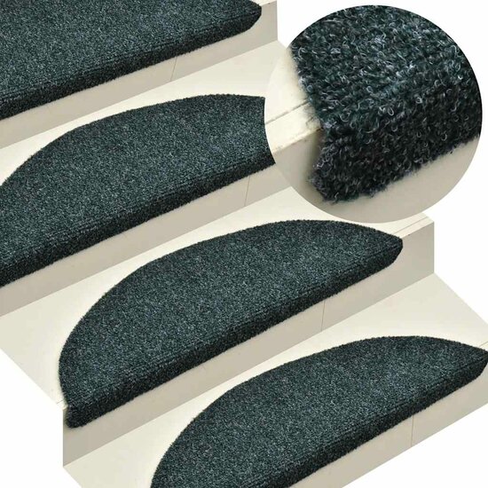 Trapmatten zelfklevend 20 st 56x17x3 cm groen