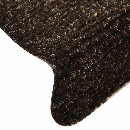 Trapmatten zelfklevend 20 st 56x17x3 cm donkerbruin