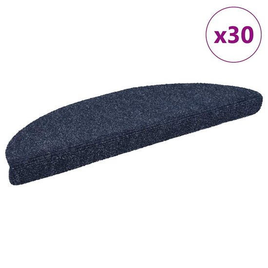 Trapmatten zelfklevend 30 st 56x17x3 cm blauw