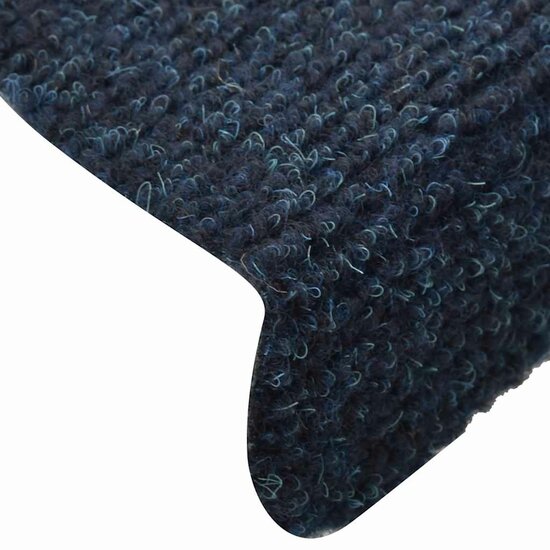 Trapmatten zelfklevend 30 st 65x21x4 cm marineblauw