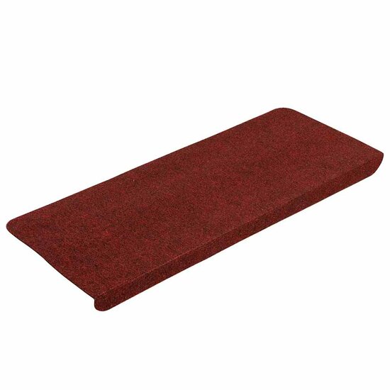 Trapmatten zelfklevend 30 st 65x24,5x3,5 cm rood
