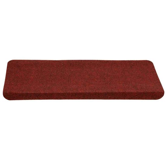 Trapmatten zelfklevend 30 st 65x24,5x3,5 cm rood