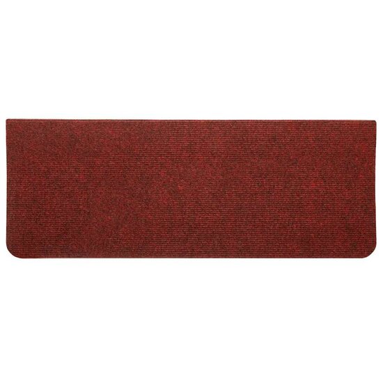 Trapmatten zelfklevend 30 st 65x24,5x3,5 cm rood