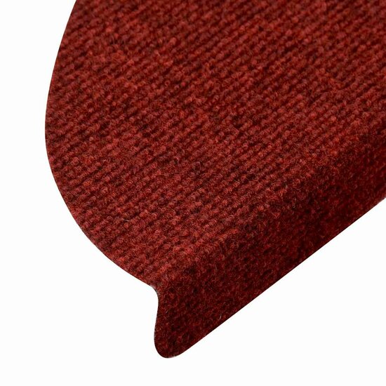 Trapmatten zelfklevend 30 st 56x17x3 cm rood