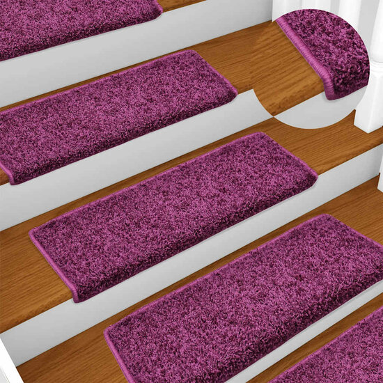 Trapmatten 30 st 65x21x4 cm paars