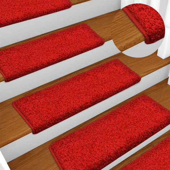 Trapmatten 30 st 65x21x4 cm rood