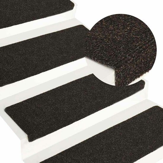 Trapmatten Zelfklevend 65X21X4 Cm 30 Donkerbruin