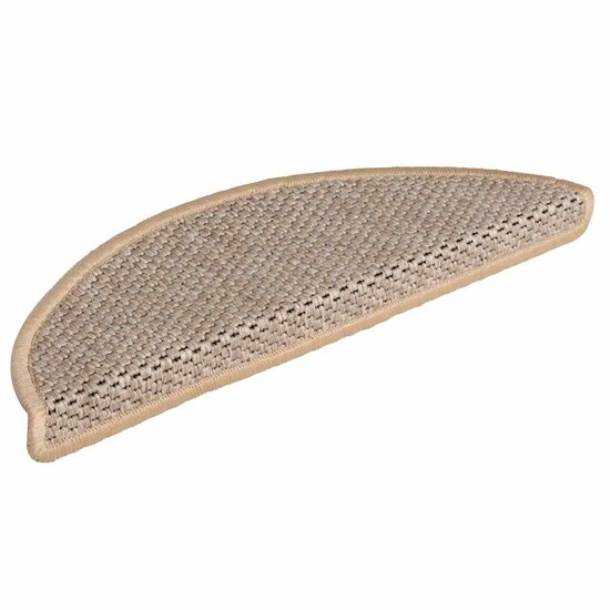 Trapmatten Zelfklevend Sisal-Look 30 56 x 17 x 3 cm Lichtbeige