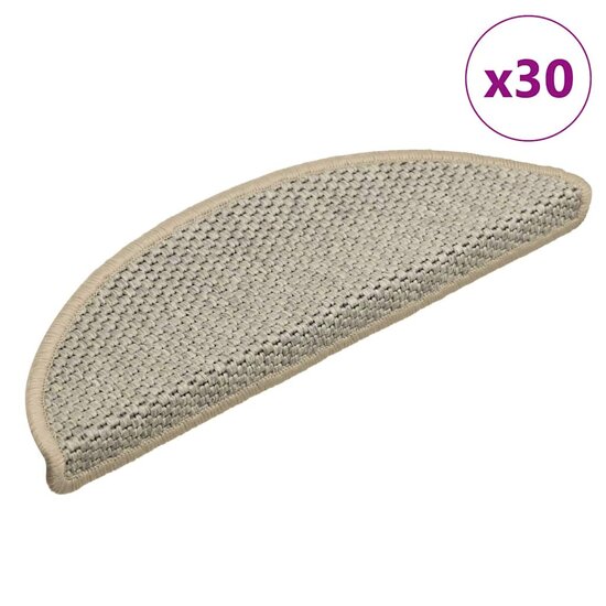 Trapmatten Zelfklevend Sisal-Look 30 56 x 17 x 3 cm Lichtgroen