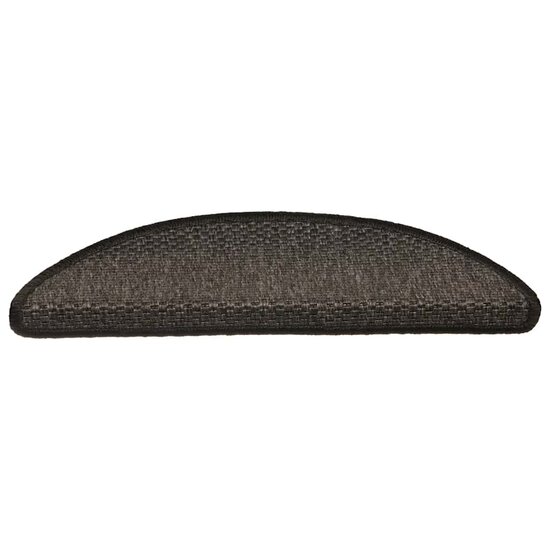 Trapmatten Zelfklevend Sisal-Look 30 56 x 17 x 3 cm Antraciet