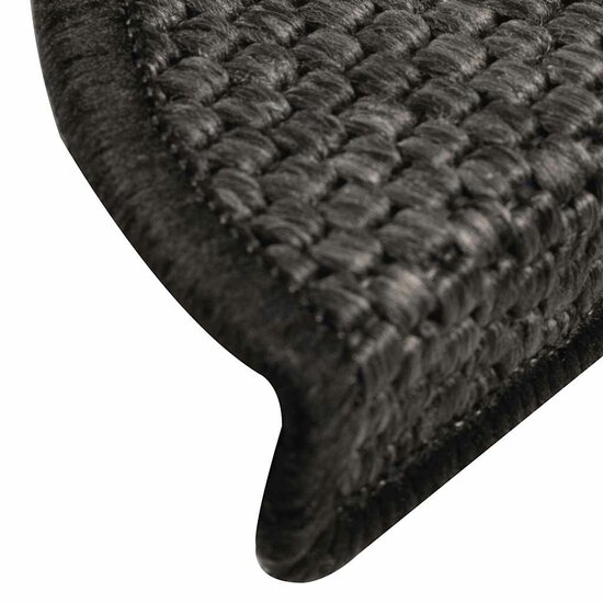 Trapmatten Zelfklevend Sisal-Look 30 56 x 17 x 3 cm Antraciet