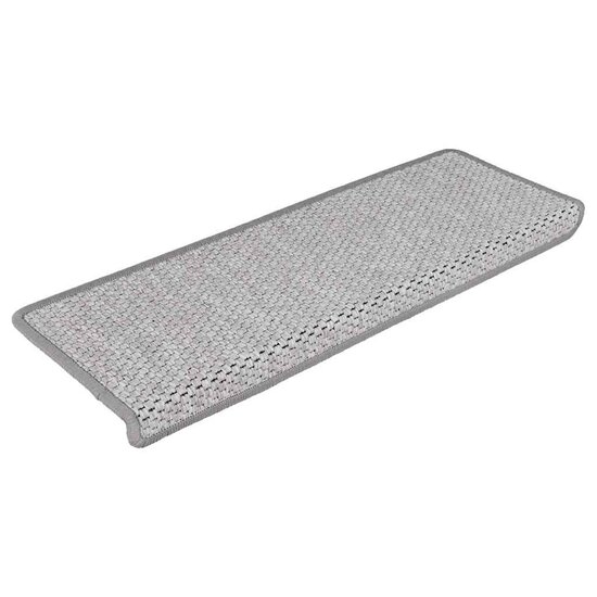Trapmatten Zelfklevend Sisal-Look 65X21X4 Cm 30 platina