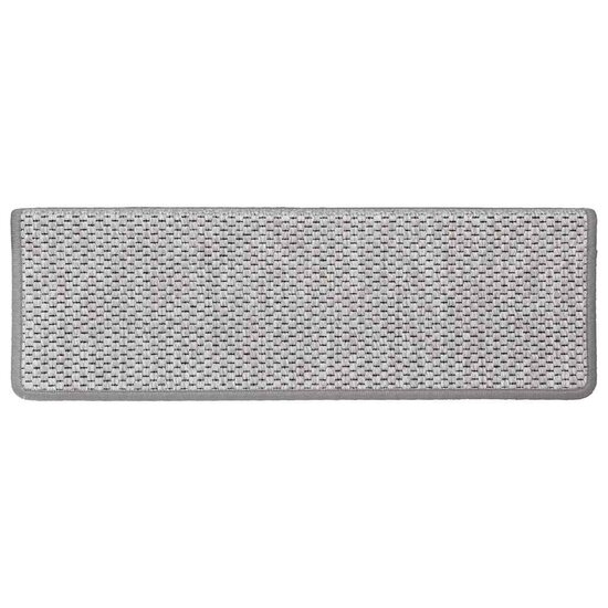 Trapmatten Zelfklevend Sisal-Look 65X21X4 Cm 30 platina
