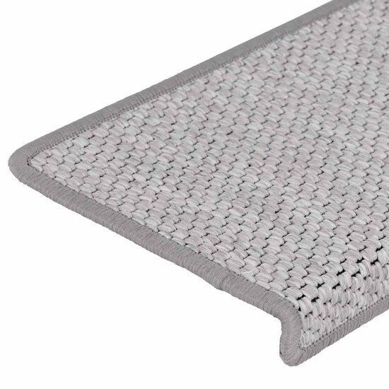 Trapmatten Zelfklevend Sisal-Look 65X21X4 Cm 30 platina