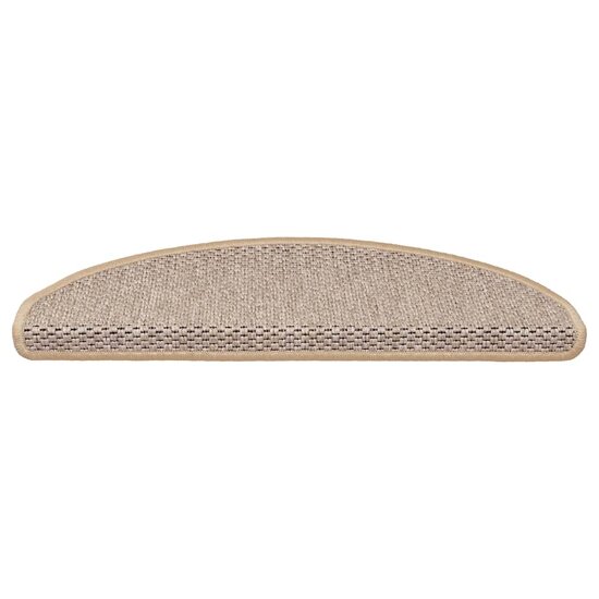 Trapmatten Sisal-Look Zelfklevend 30 65 x 21 x 4 cm Lichtbeige
