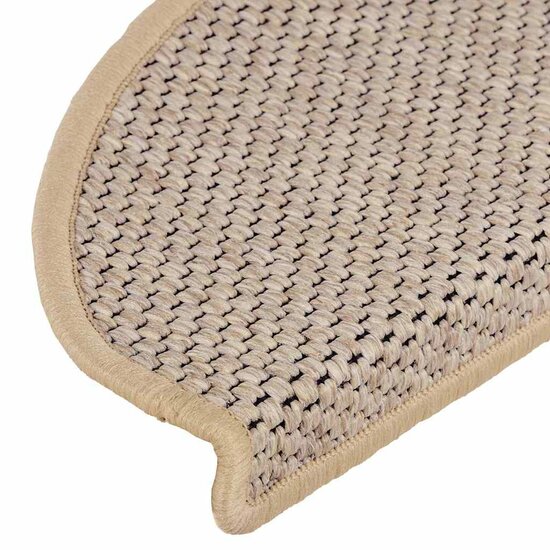 Trapmatten Sisal-Look Zelfklevend 30 65 x 21 x 4 cm Lichtbeige