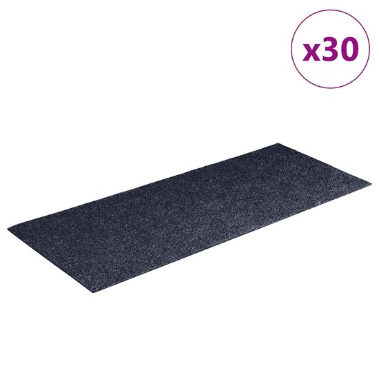 Trapmatten zelfklevend 30 st 60x25 cm rechthoekig grijs blauw