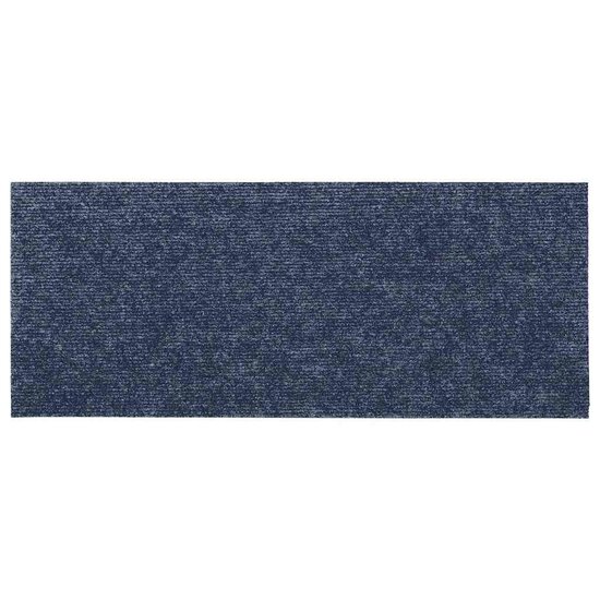 Trapmatten zelfklevend 30 st 60x25 cm rechthoekig grijs blauw