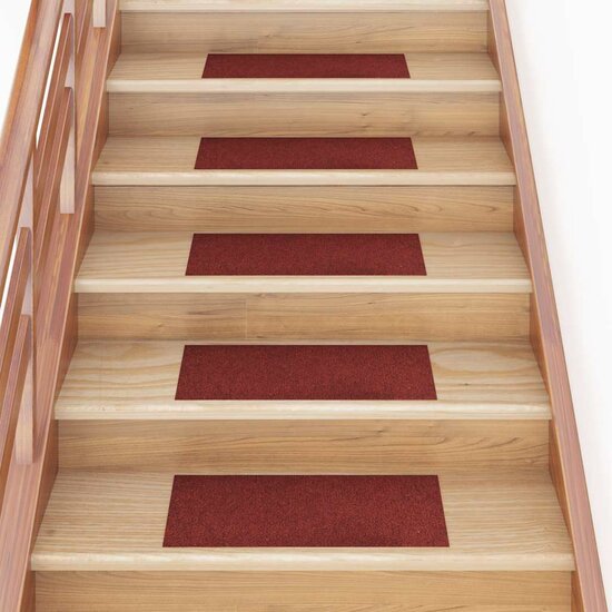 Trapmatten Zelfklevend 60X25 Cm Rechthoekig 30 Rood