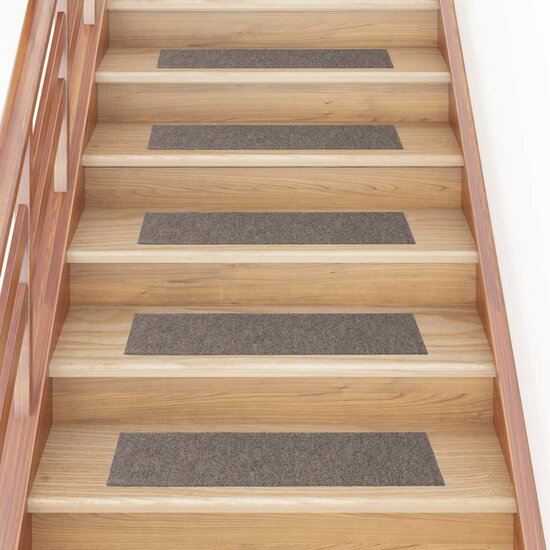 Trapmatten Zelfklevend Rechthoekig Kleurig 30 76 x 20 cm Cr&egrave;me