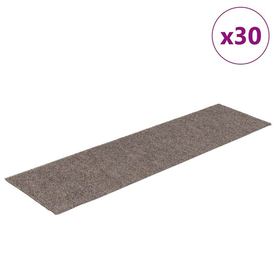 Trapmatten Zelfklevend Rechthoekig Kleurig 30 76 x 20 cm Cr&egrave;me