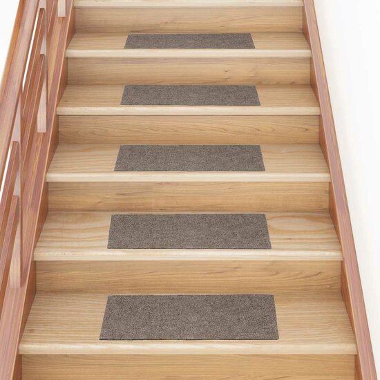 Trapmatten Zelfklevend 60X25 Cm Rechthoekig Kleurig 30 Cr&egrave;me