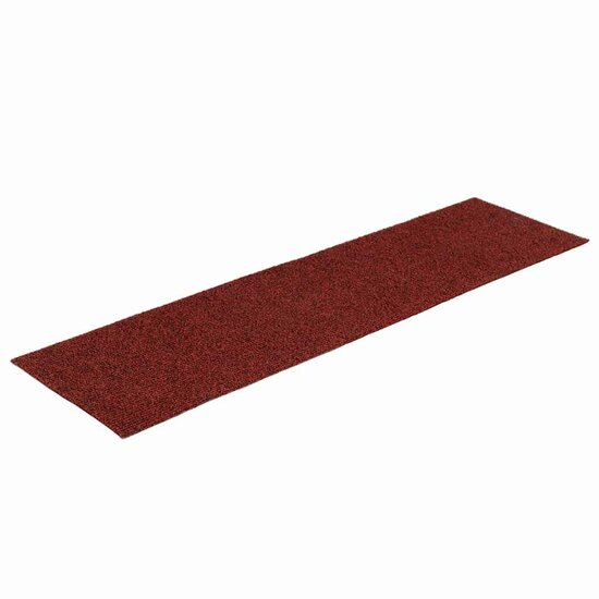 Trapmatten Zelfklevend Rechthoekig 30 76 x 20 cm Rood