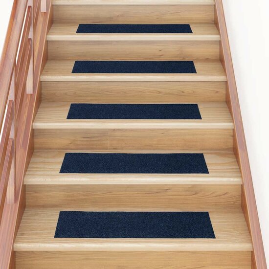 Trapmatten Zelfklevend Rechthoekig 30 76 x 20 cm Blauw