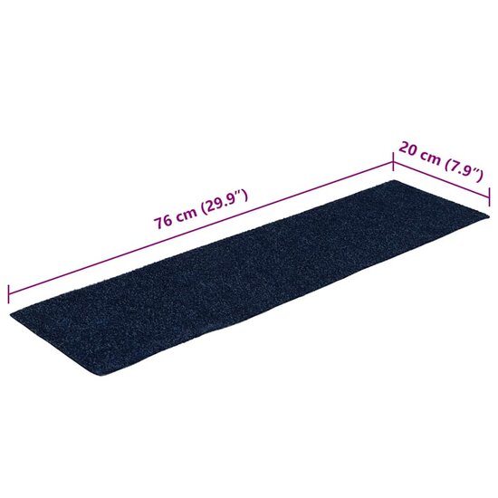 Trapmatten Zelfklevend Rechthoekig 30 76 x 20 cm Blauw