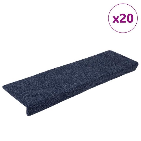 Trapmatten zelfklevend 20 st 65x21x4 cm antracietkleurig