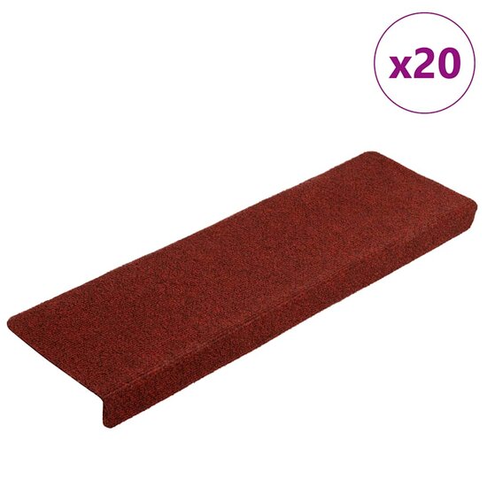 Trapmatten Zelfklevend 65X21X4 Cm 20 Bordeauxrood