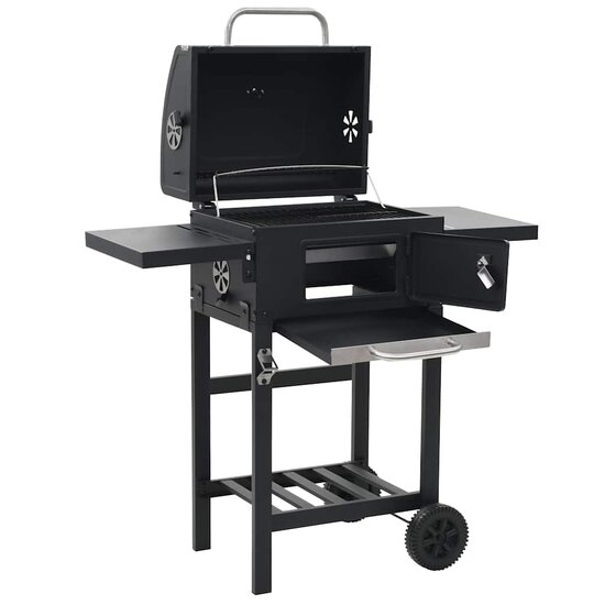 Pizzaoven En Barbecue 3-In-1 Zwart