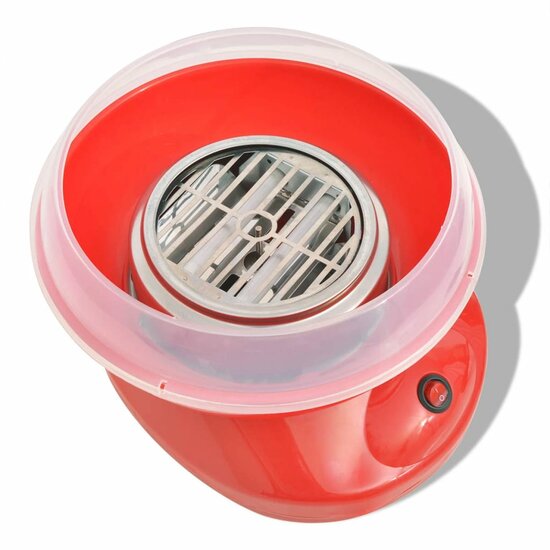 Suikerspinmachine 480 W rood