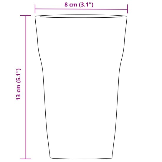 Bierglazen 6 St 415 ml
