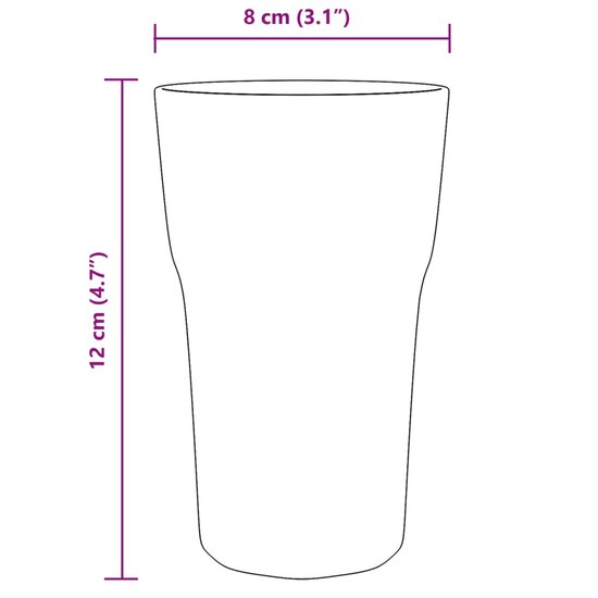 Bierglazen 6 St 295 ml