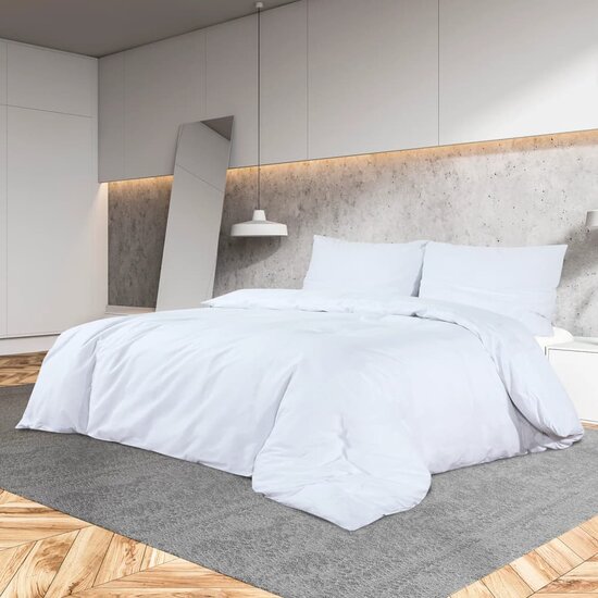 Dekbedovertrekset 155x220 cm katoen wit