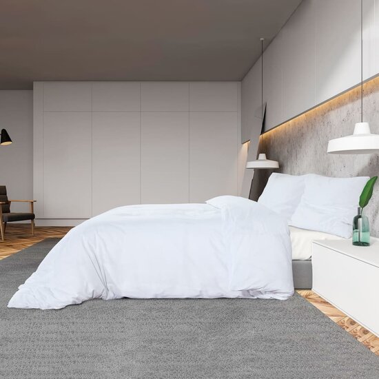 Dekbedovertrekset 155x220 cm katoen wit